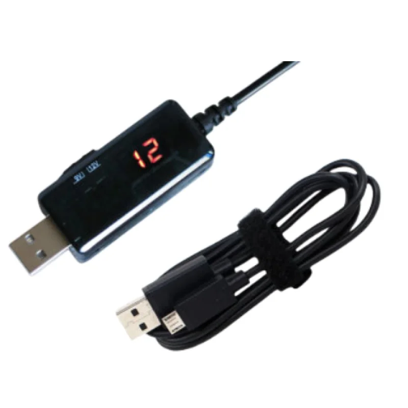 USB Boost Converter DC 5V to 9V 12V USB Step-up Converter Cable   3.5x1.35mm Connecter For Power Supply/Charger/Power Converter