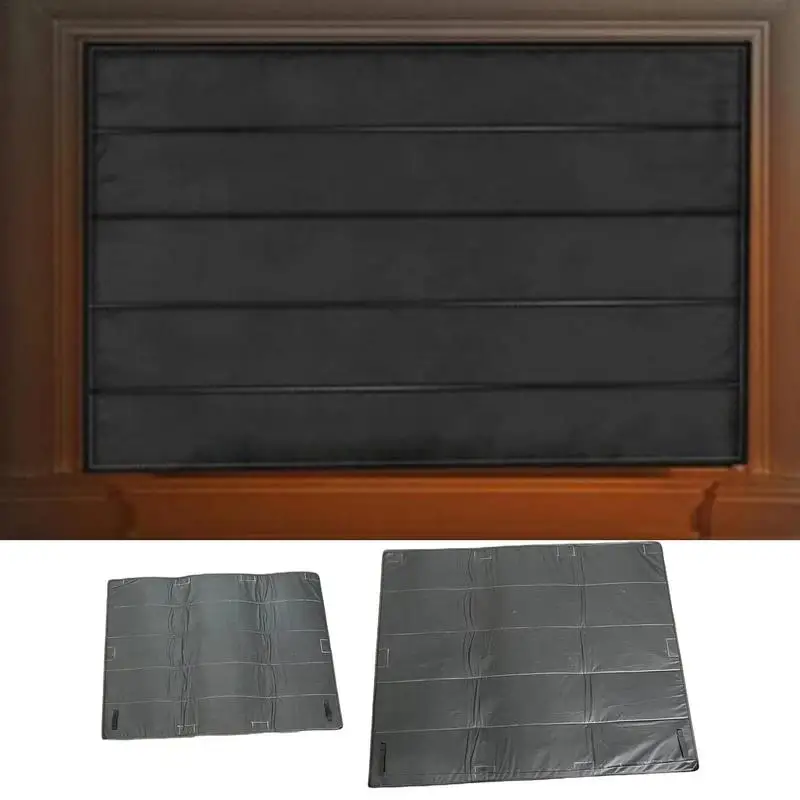 

Magnetic Fireplace Cover Blanket Insulation Fireplace Draft Cover with Built-In Magnet Fireplace Screen Cover Stops Heat Loss