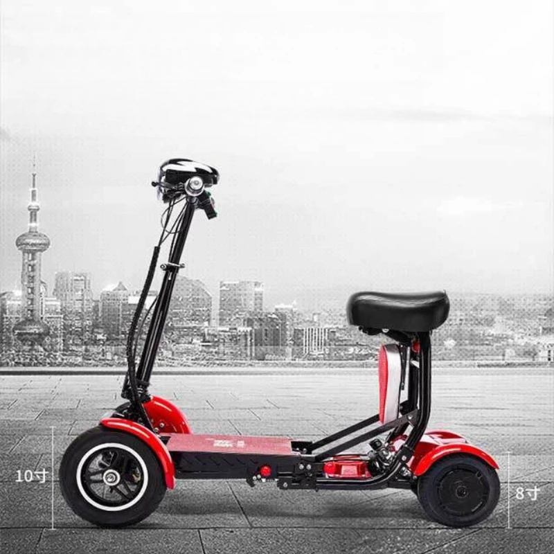 

Mini Four-wheel Electric Scooter Transportation Electric Scooter Vehicle Commercial Furniture Monopattino Elettrico ZY40DDC