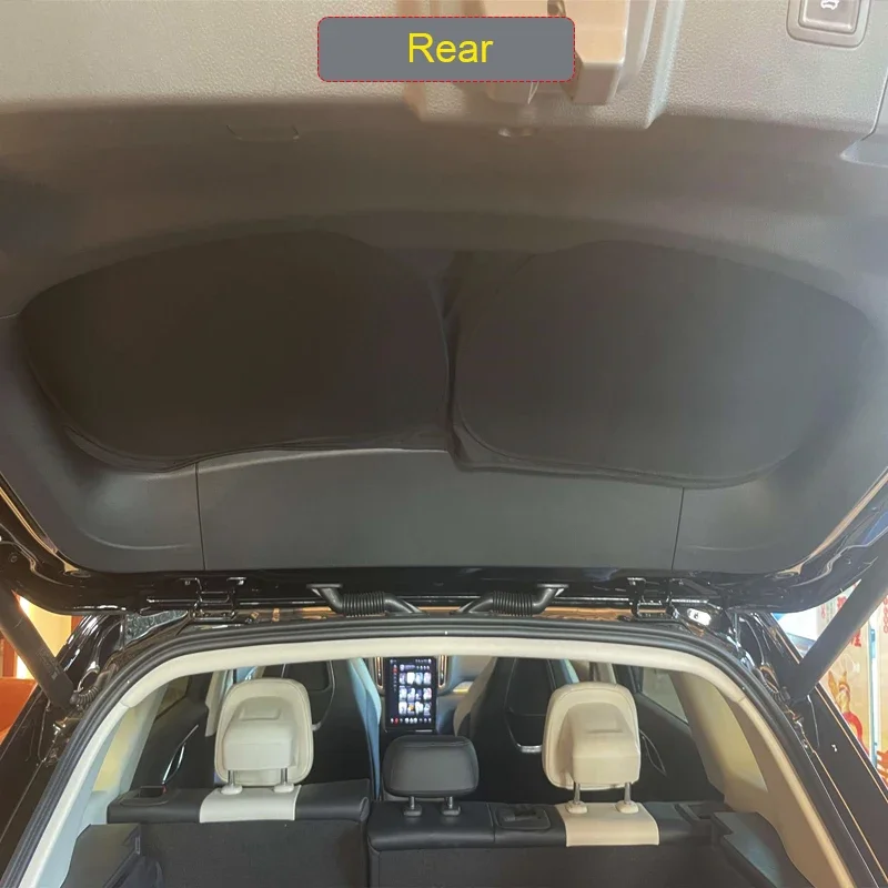 

For HONGQI HS3 2024-Present Car Black Window Privacy Sunshade Auto Anti-UV Heat Insulation Protect Cover Interior Accessory