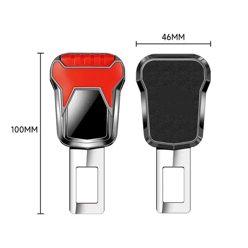 Universal Car Seat Belt Extender Safety Buckle Plug 1PC High Strength Material Comfortable Extension for Short Drivers Use