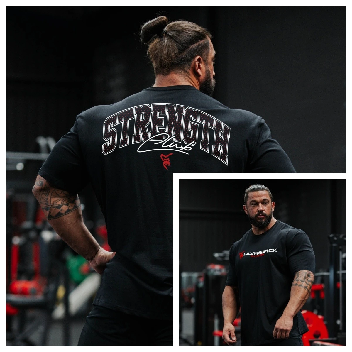 2026 GYM Gorilla Print T-Shirt Strength Club 2026 T-Shirt – Silverback Gymwear