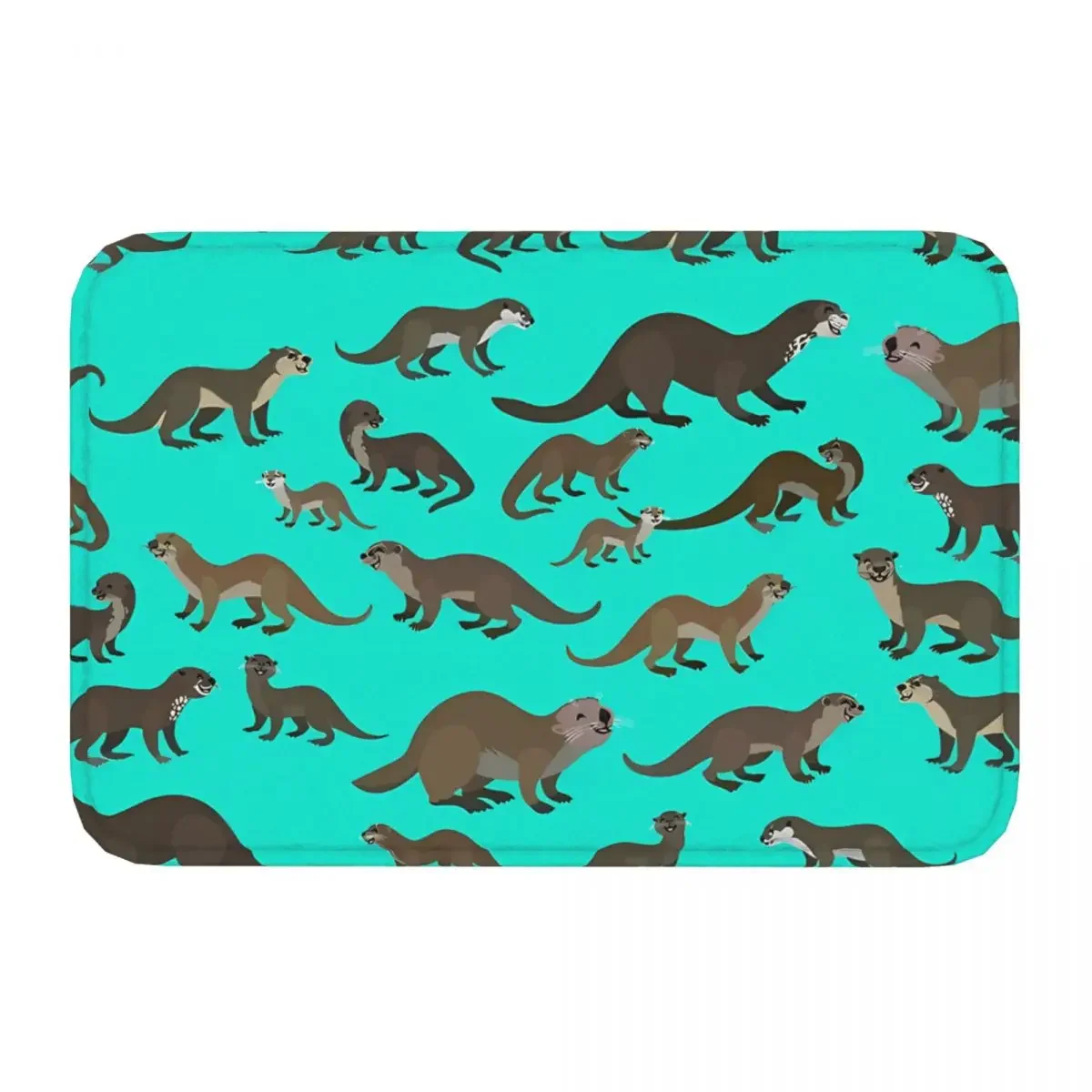 Non-slip Rug Doormat Kitchen Mat Know Your Otters Hallway Carpet Welcome Decor