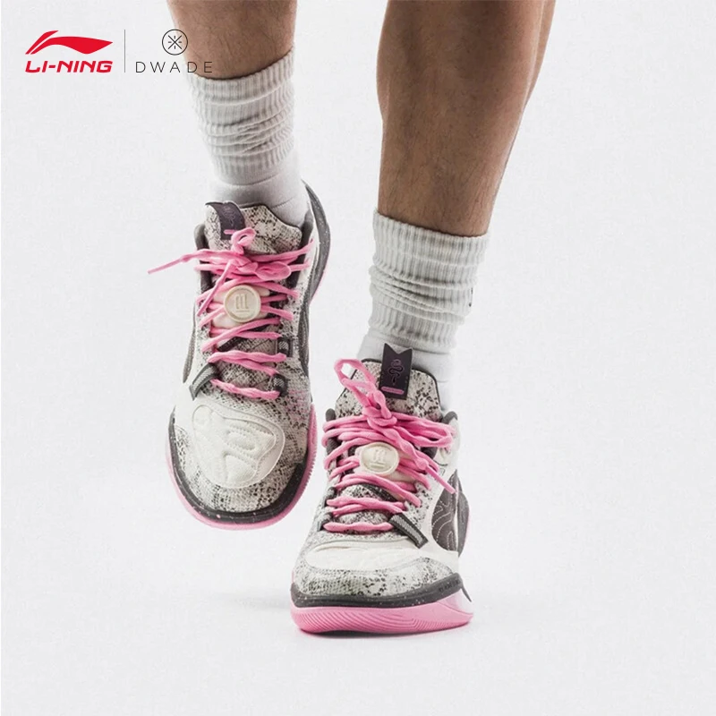 LI-NING Wade ICE 2 V2 zapatos de baloncesto para hombre, zapatos profesionales, cojín portátil, zapatos deportivos cómodos ABPV001