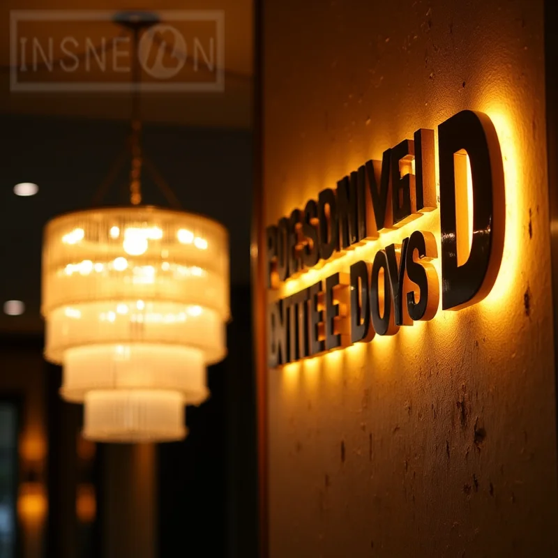 Custom Backlit Sign LED 3D Acrylic Metal Light for Storefront Outdoor Business Illuminated Waterproof Advertising Letters