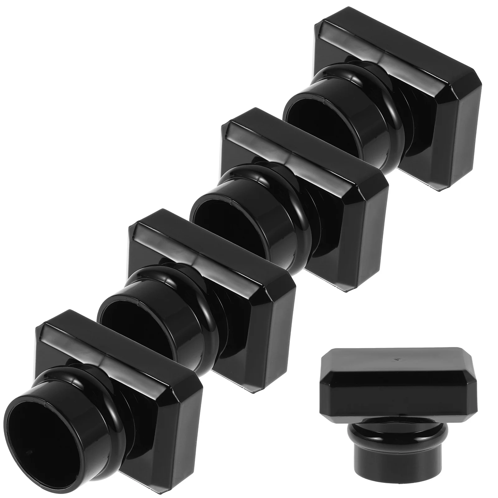 

5Pcs Plastic Perfume Bottle Caps Secure Fit Round Seal Screw Cap for Fragrance Preservation Easy Carry Lid Covers