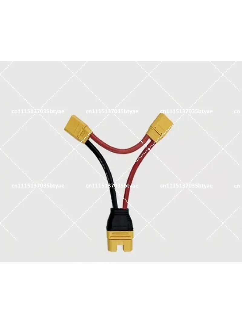 1PCS AS150U to XT90 Adapter Cable 12cm 8AWG Wire Male Female Plugs Series Connection Line Voltage Increase for RC Model Aircraft
