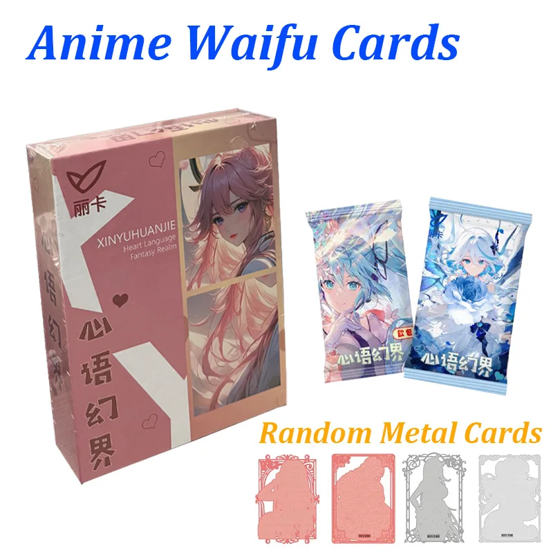 Heart Language Fantasy Realm Anime Waifu Karten Göttinnen-Geschichten Sammelkarten Booster Box TCG Sammelkarten Spielzeug Geschenk