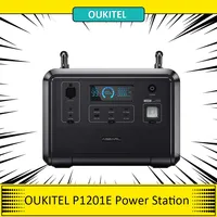 OUKITEL P1201E Portable Power Station, 960Wh LiFePo4 Battery, 1200W AC Output, Fast Charging in 1.5 Hours, LED Light