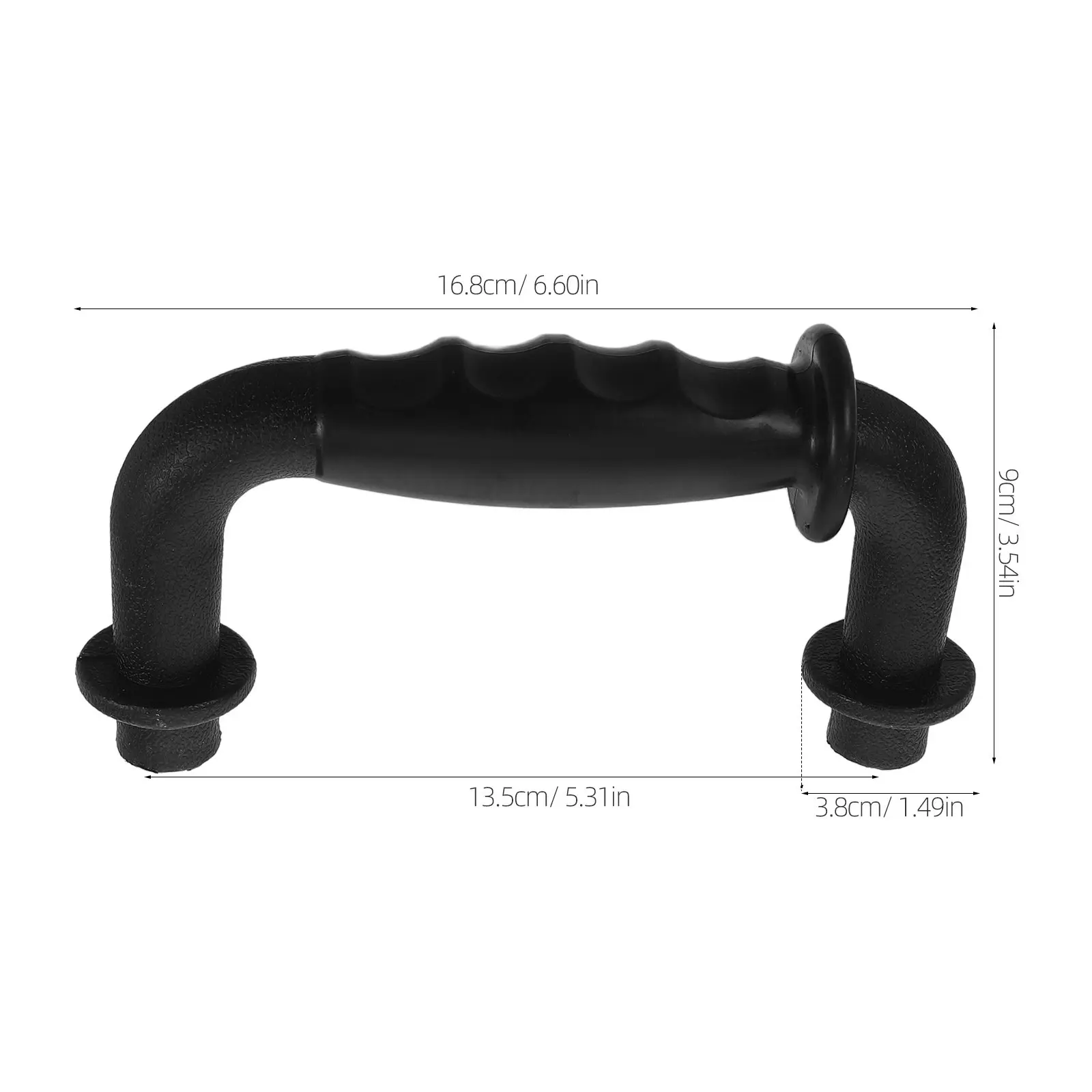 Security Shield Hand Handle Non-Slip Grip For Protective Guard Shields Armor Replacement Part For Facility And Patrol Accessory