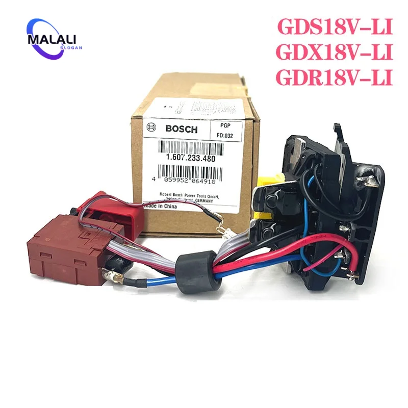 Electronic Module switch 1607233480 for GDR18V-LI GDS18V-LI IWH181 GDX18V-LI GDR GDS GDX 18V-LI cordless wrench