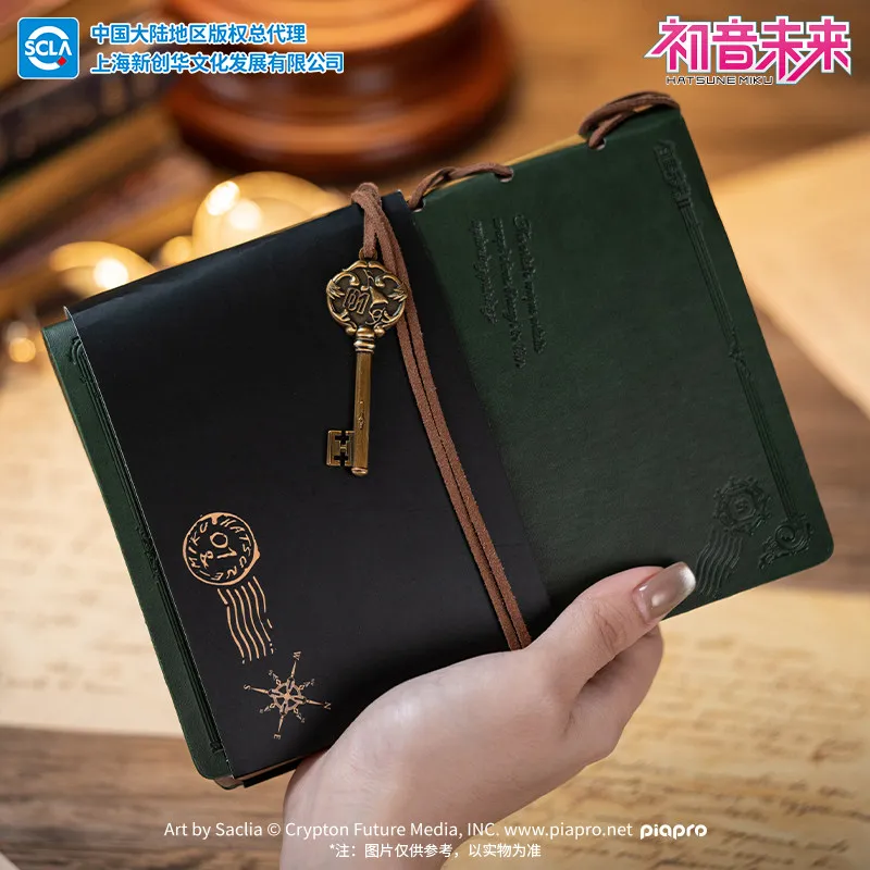 初音ミク-アーティスティックビジョン-puレザーノートブック-ジャーナルダイアリー-アニメ公式ライセンスグッズ-ギフト