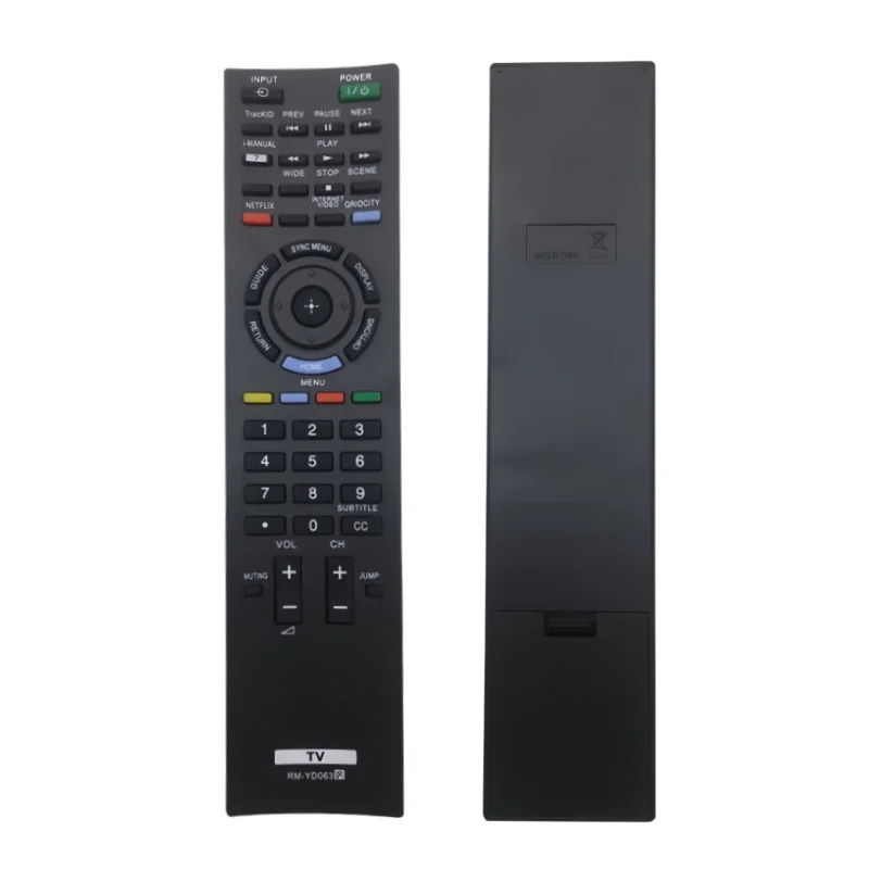 RM‑YD063 Infrared TV Replacement Remote, Compatible With RM‑YD062 LCD‑Television Control Unit