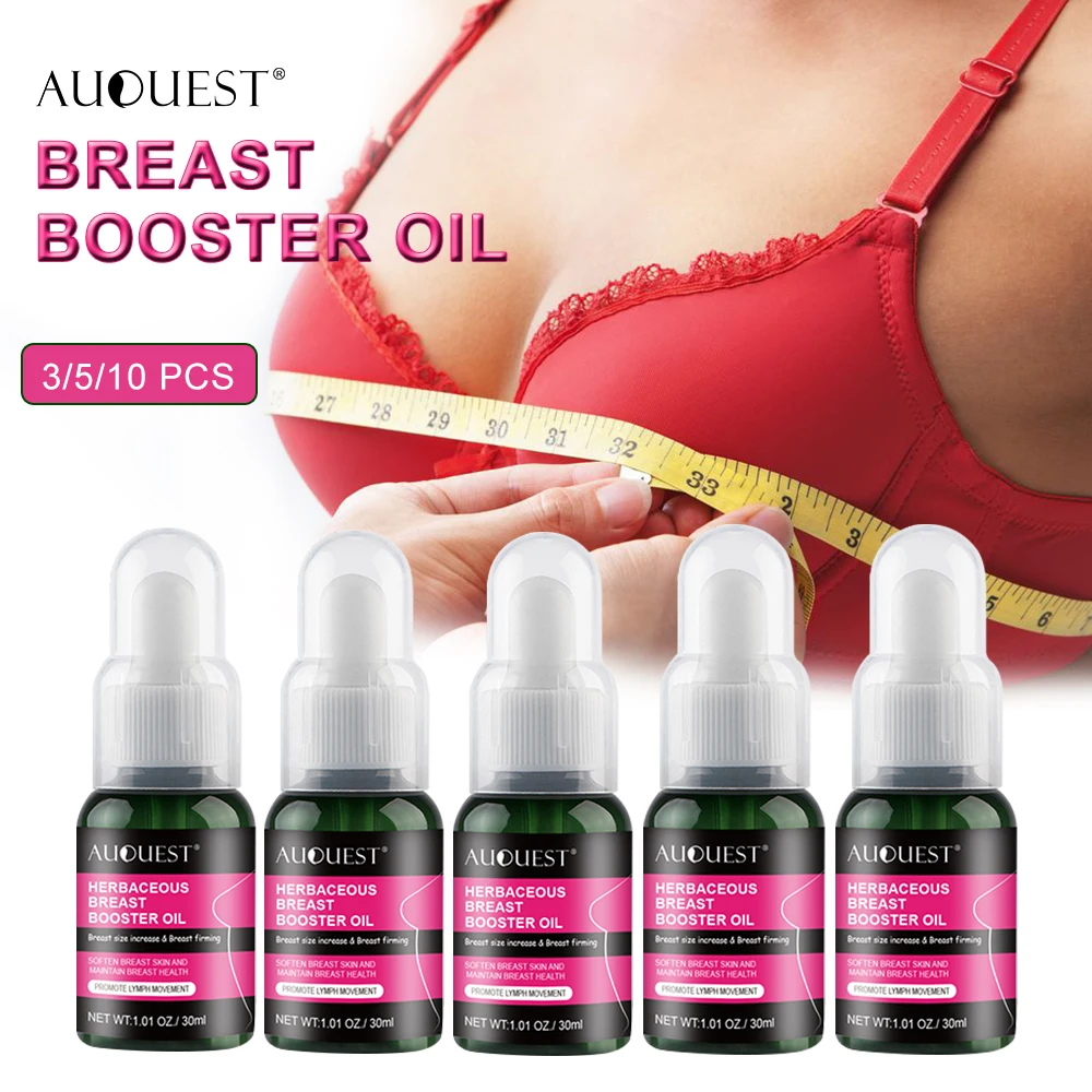 AUQUEST Breast Oil Firming Lifting Body Care Chest Natural Plants Essentials Oils Breast Fast Growth For Women Skincare Products