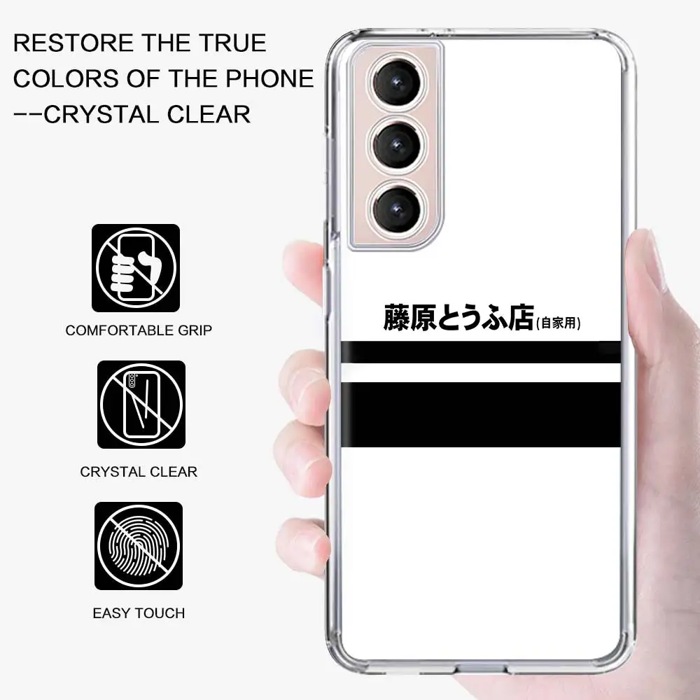 Japan Initial D AE86 Anime JDM Soft Silicone Phone Case For Samsung Galaxy S24 S23 S22 Ultra S21 S20 FE S10 Plus S10E S9 S8 +