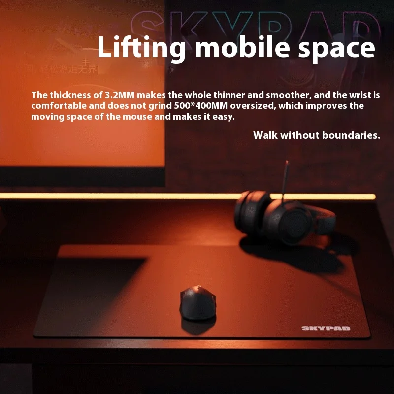 2025 Skypad 3.0 Cloud Glass Esports Gaming Mouse Pad FPS Gaming CSGO Superficie liscia Boost Performance di gioco Scelta professionale