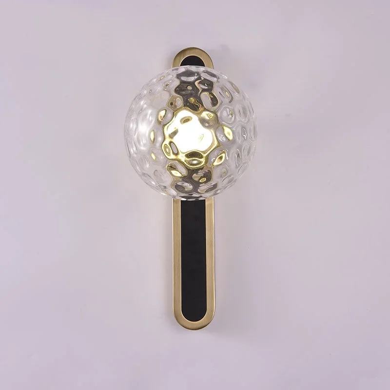 

Nordic Modern Stained Glass Ball Wall Lamp Entrance Lighting Living Room Decor Bedroom Study Wall Lamp Atmosphere LED Lights