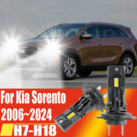 2pcs H7 Led Headlight Canbus High Power Car Bulb 6500K White Auto Fog Lights Moto Turbo Diode Lamp 12v For Kia Sorento 2006~2024