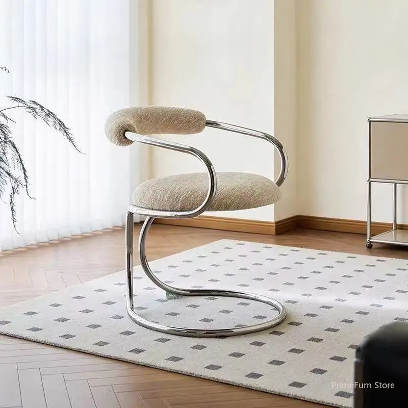 Bauhaus Midcentury Designer Snake Chair Nordic Dining Home