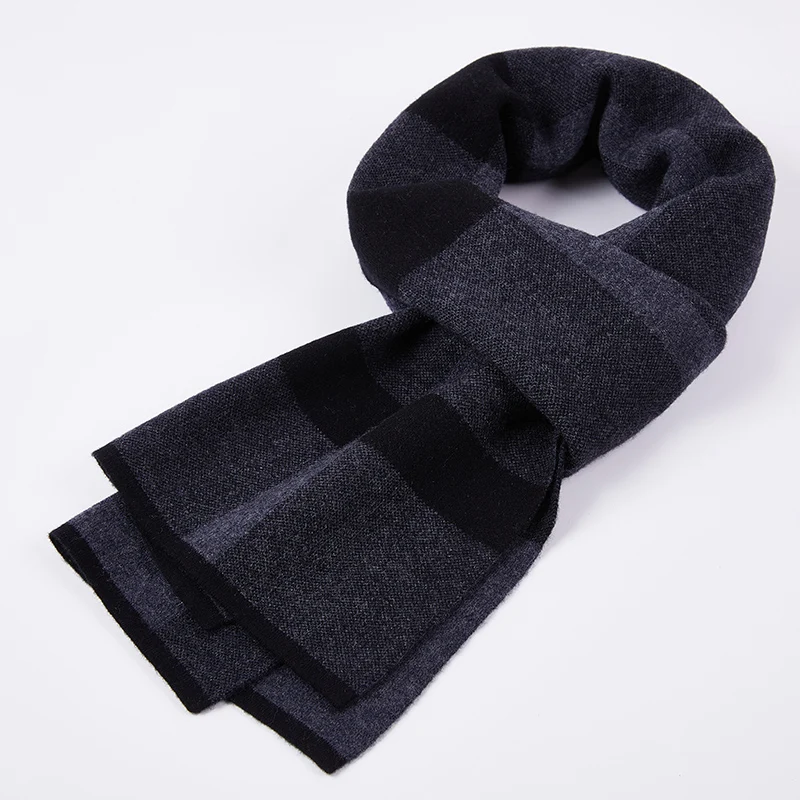 2024 New Luxury Winter Warm Plaid Scarf Men Women Cashmere Scarves Casual 100% Wool Scarfs Man Business shawls Pashmina