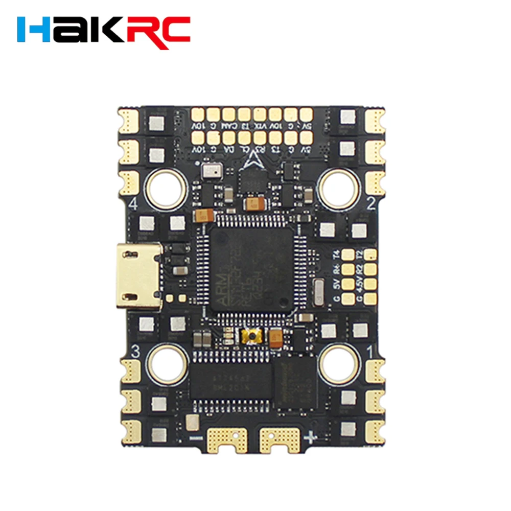 

HAKRC F7220D AIO Double BEC F7 Flight Controller 32Bit 40A / 50A 4in1 ESC 2-6S for RC FPV Freestyle Toothpick Cinewhoop Drone