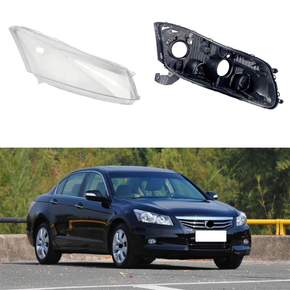 

For Honda Accord 8Th Generation 2008 2009 2010 2011 2012 2013 Automotive Accessories Front Lamp Glass Headlight Bottom Shell