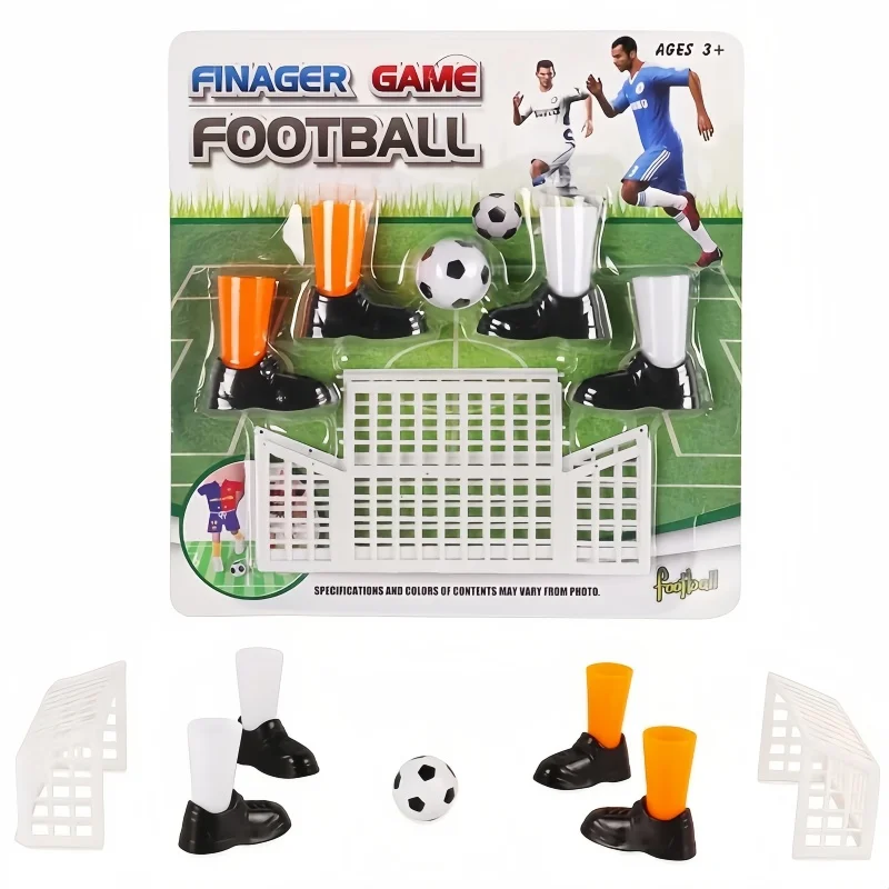 Fun Finger Soccer Game Set Finger Football Interactive Toy Finger Desktop Sports Interactive Playing For Kids Children Toddler