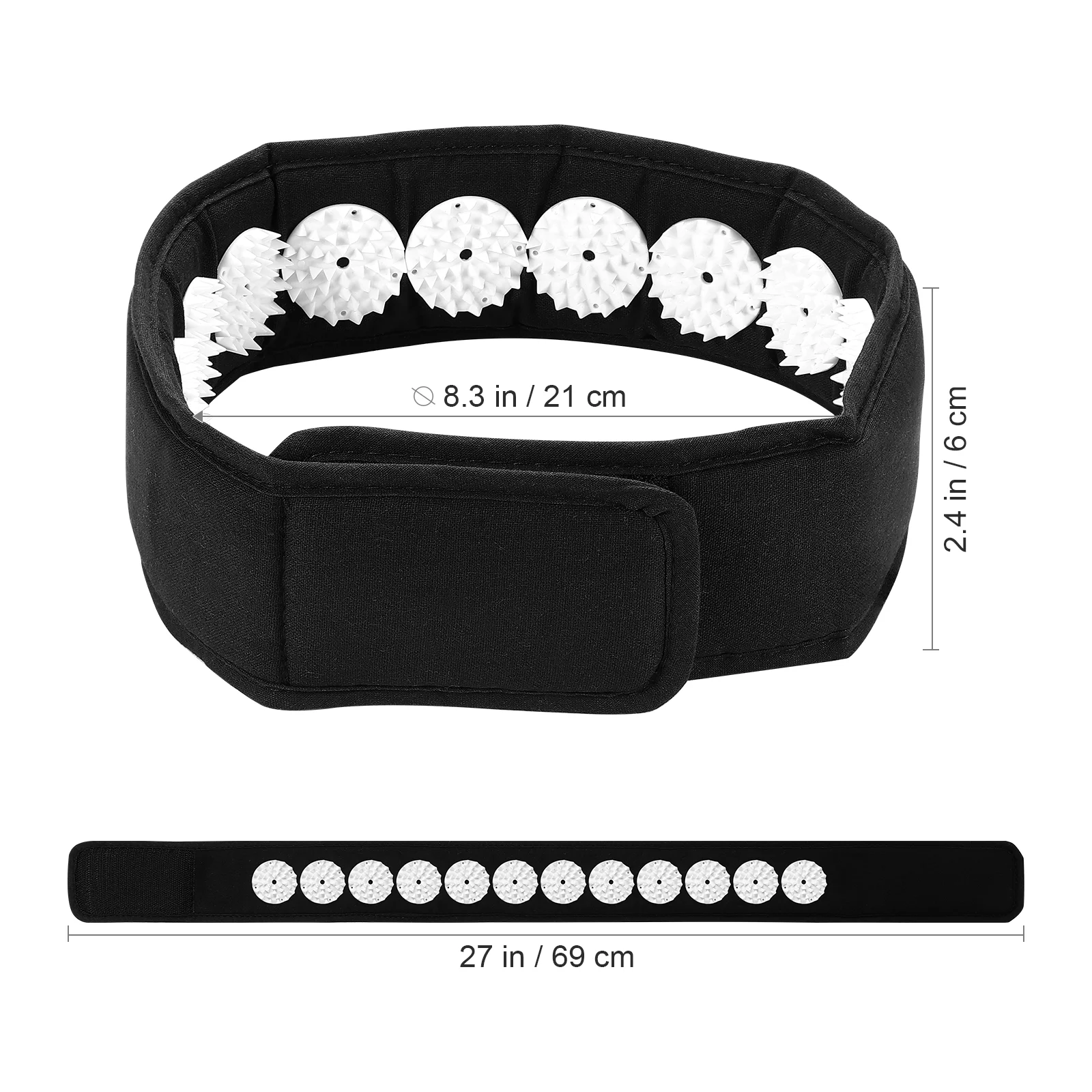 Acupressure Wrap Relaxation Headband Massage Pain Relief Acupuncture Stress Massager for Daily Use Chin Belt