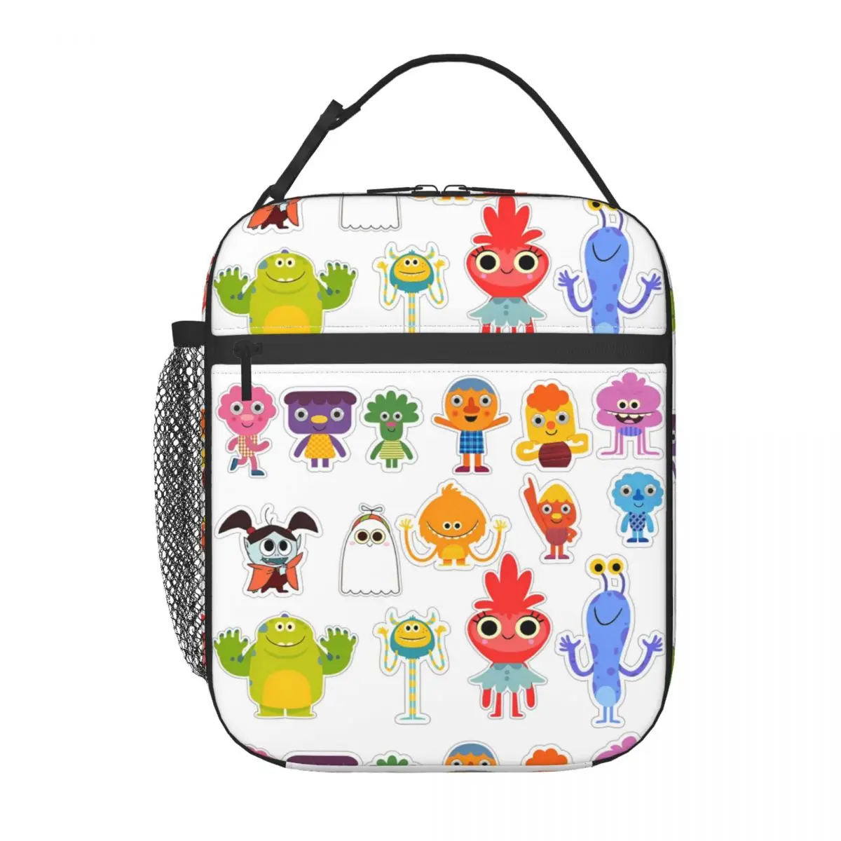 Insulated Lunch Tote Bag Noodle & Pals Micro Super Simple Merch Rhymes Songs Storage Food Box Cooler Thermal Lunch Box School