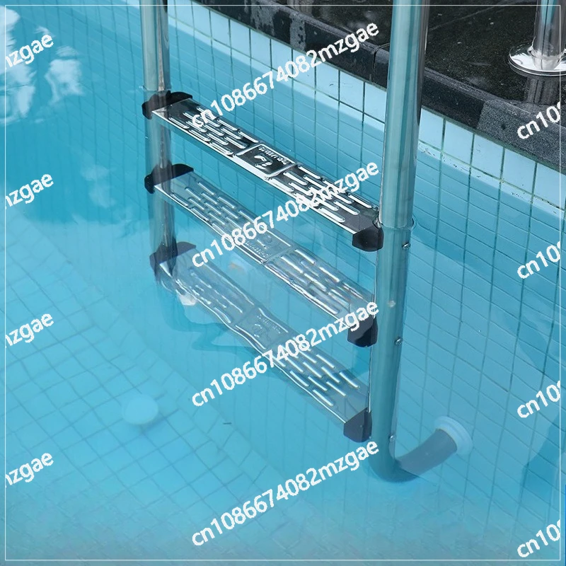 Swimming pool water ladder Swimming pool escalator 304 stainless steel ladder Handrail staircase Thickened tread