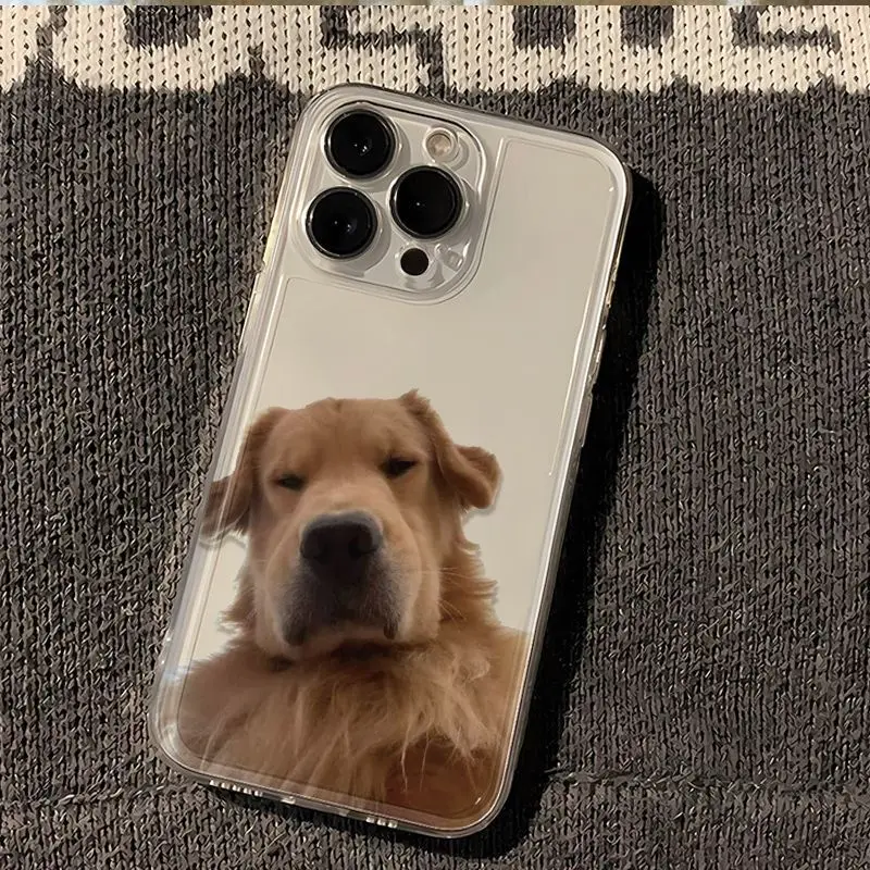 Funny Golden Retriever Phone Case For Samsung Galaxy S26 S24 S22 S25 S23 Ultra Plus Cover For Galaxy S25+ S24+ S23+ S26+ Shell