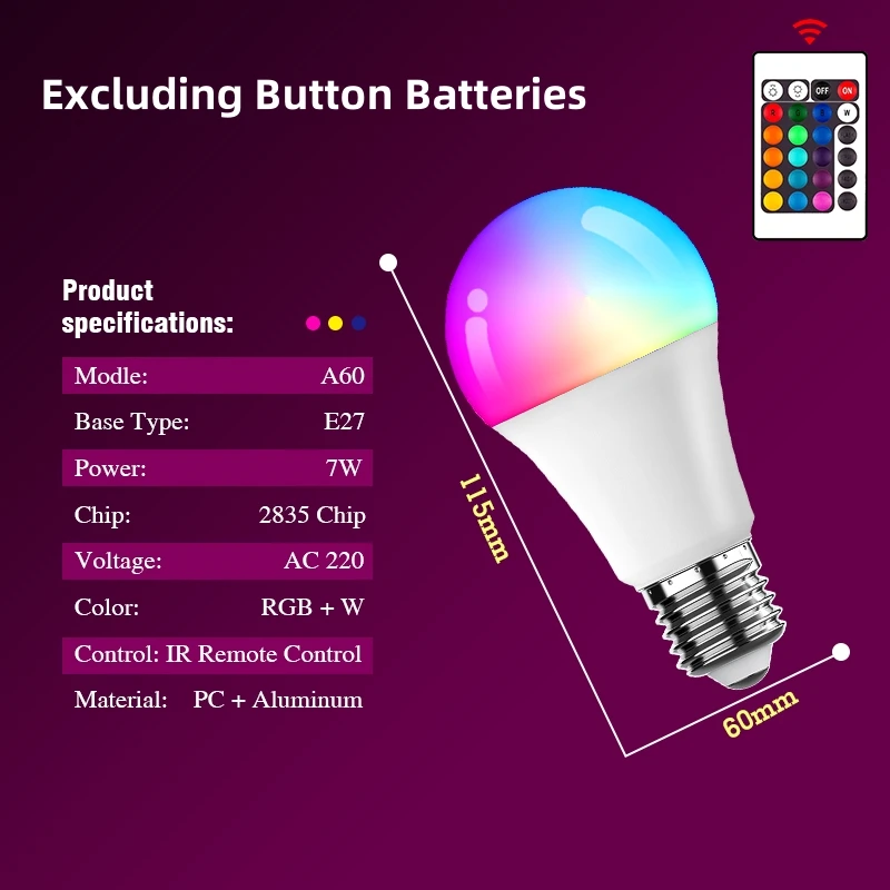 RGB LED BULB