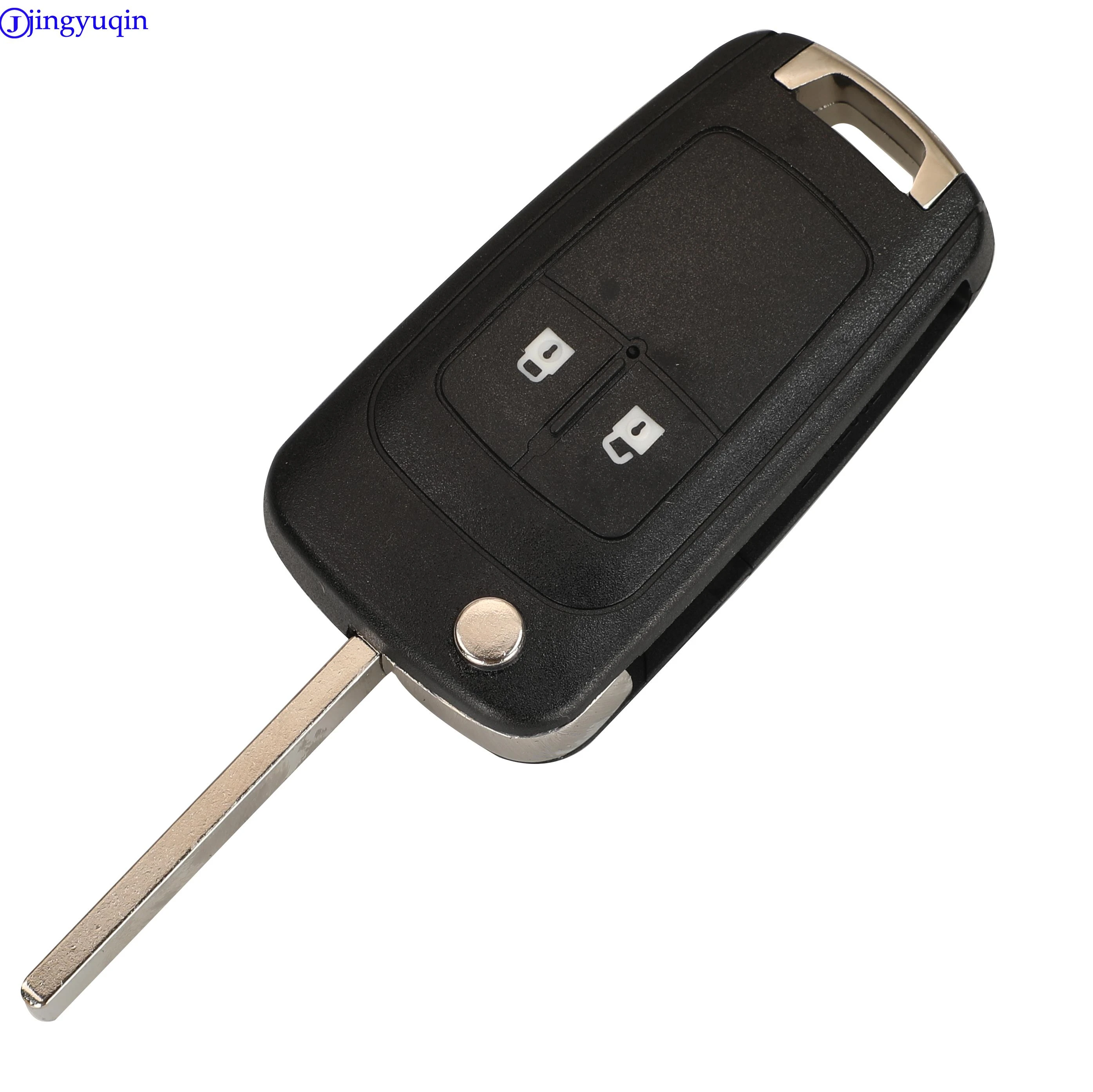 Jingyuqin kunci mobil Remote, kunci mobil Remote untuk Chevrolet Cruze Epica Lova Camaro Impala 433/315MHz ID46 Chip Alarm Fob