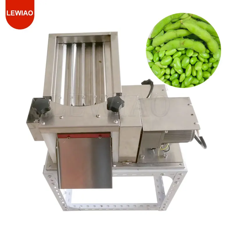 Semi-Automatic Edamame Peeler Green Soy Bean Peeling Machine Edamame Shell Removing Machine Pea Sheller