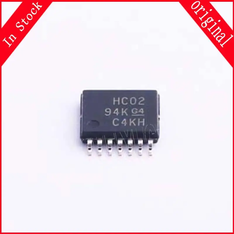 10pcs/lot SN74HC02PW 74HC02 74HC02PW HC02 TSSOP-14 In Stock