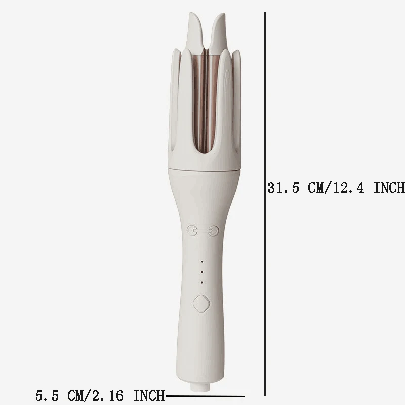 Ferro de ondulação rotativo automático onda ondas anti-emaranhado modelador de ferro de ondulação rotação elétrica não machuca o cabelo para confortável