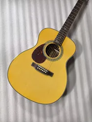 left handed Deluxe Pre-Order OM28JM Guitar lefty signature guitar OM with soundhole pickups