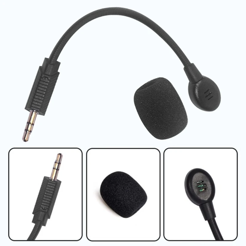 Brazo micrófono repuesto calidad para auriculares Rig400 Brazo micrófono para y auriculares para juegos