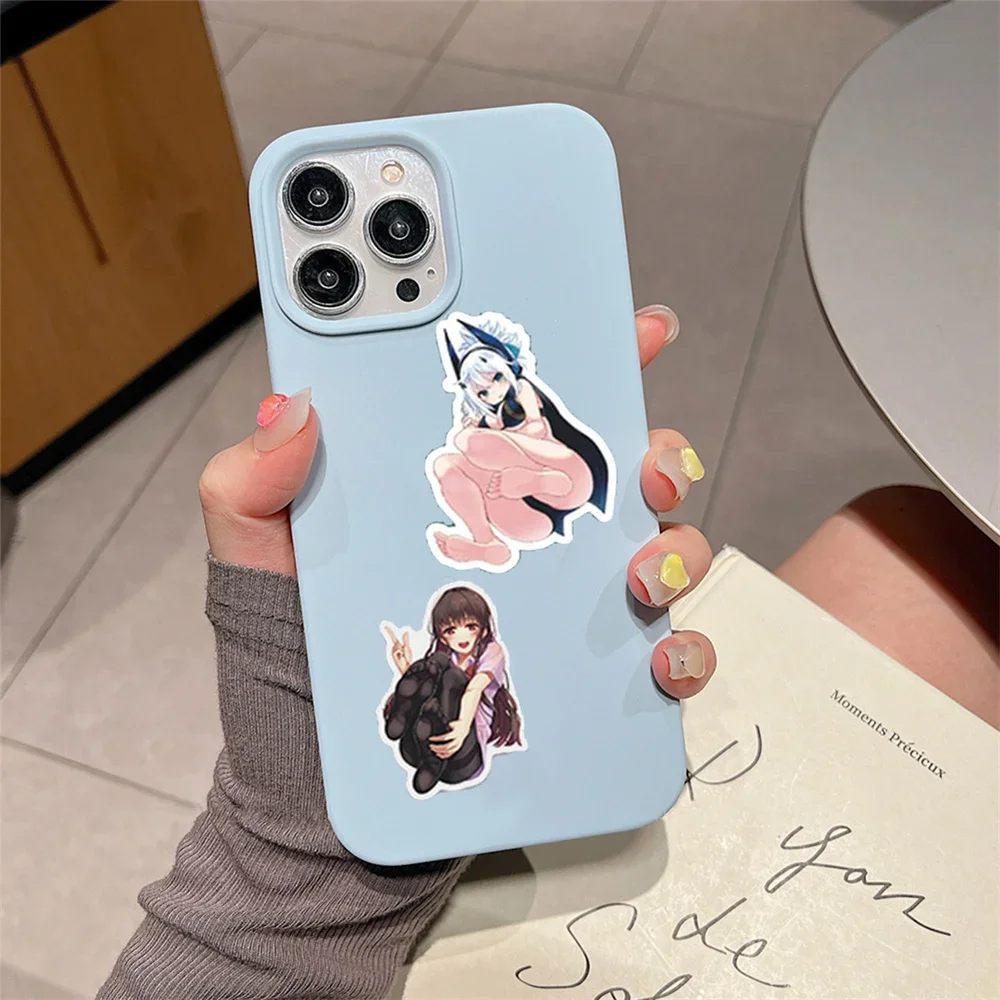 100PCS Hentai Waifu สติกเกอร์สาวเซ็กซี่สาวอะนิเมะสติกเกอร์สําหรับผู้ใหญ่กันน้ําสําหรับขวดน้ําแล็ปท็อปสเก็ตบอร์ด