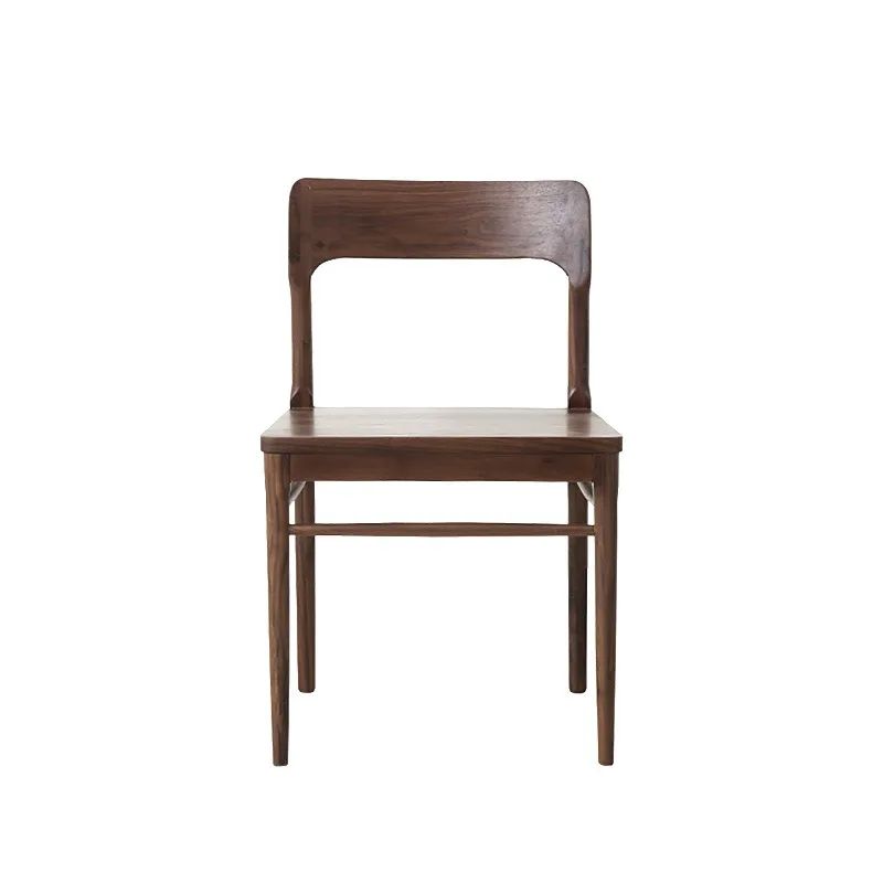 North American black walnut cloud chair, dining chair simple modern restaurant c