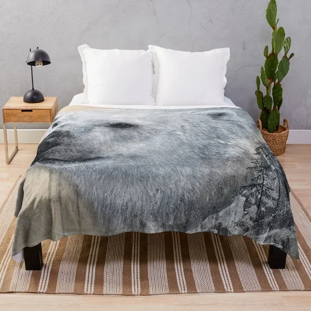 Be still Throw Blanket Faux Fur Soft Warm Blanket for Bed