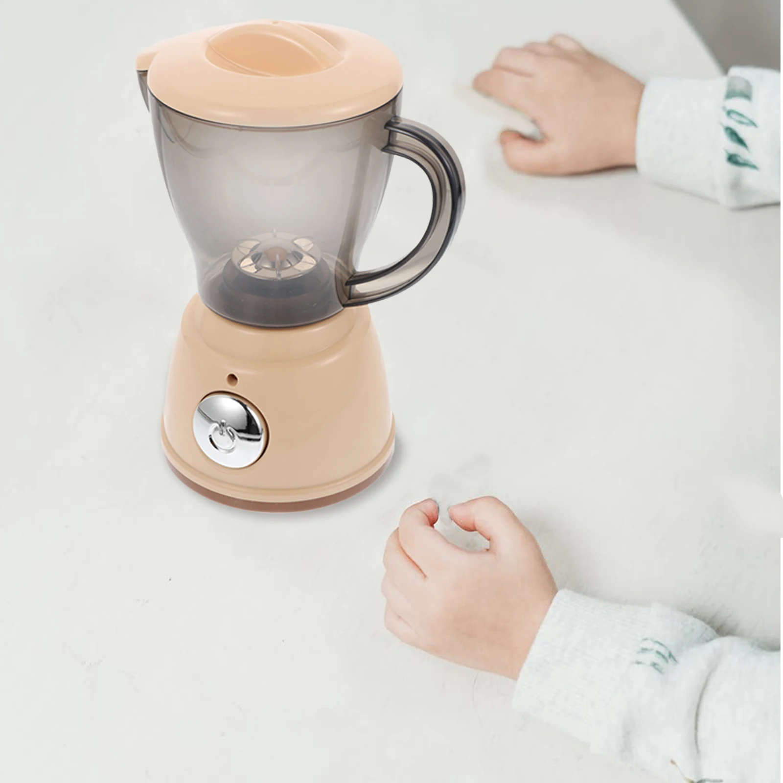 

Plastic Mini Toy Realistic Sound Effects Easy Store Children Juicer Machine Toy Room Decoration Educational Plaything