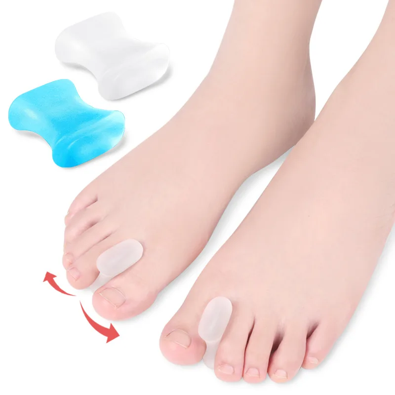 Corrector de juanetes de Gel, separador de espaciadores de dedos de los pies, ortopedia alisadora para hombres y mujeres, dedos superpuestos, alivio