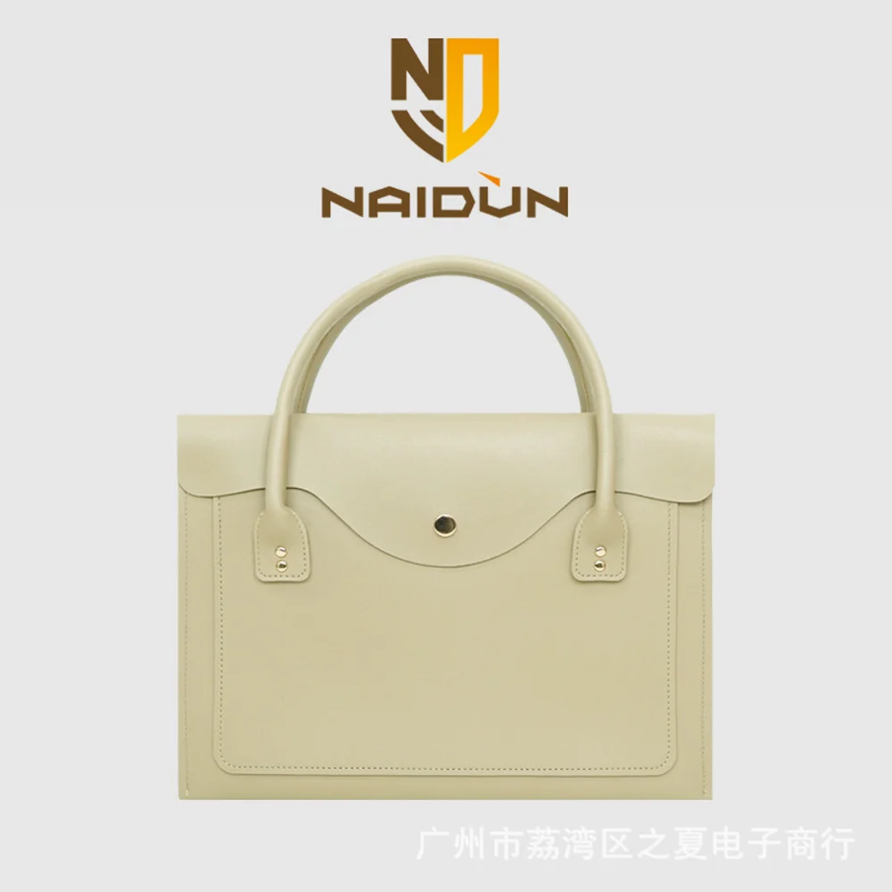 16-inch Laptop Backpack Waterproof PVC Leather 14-inch Commuter Computer Bag for Women with High-end Feel