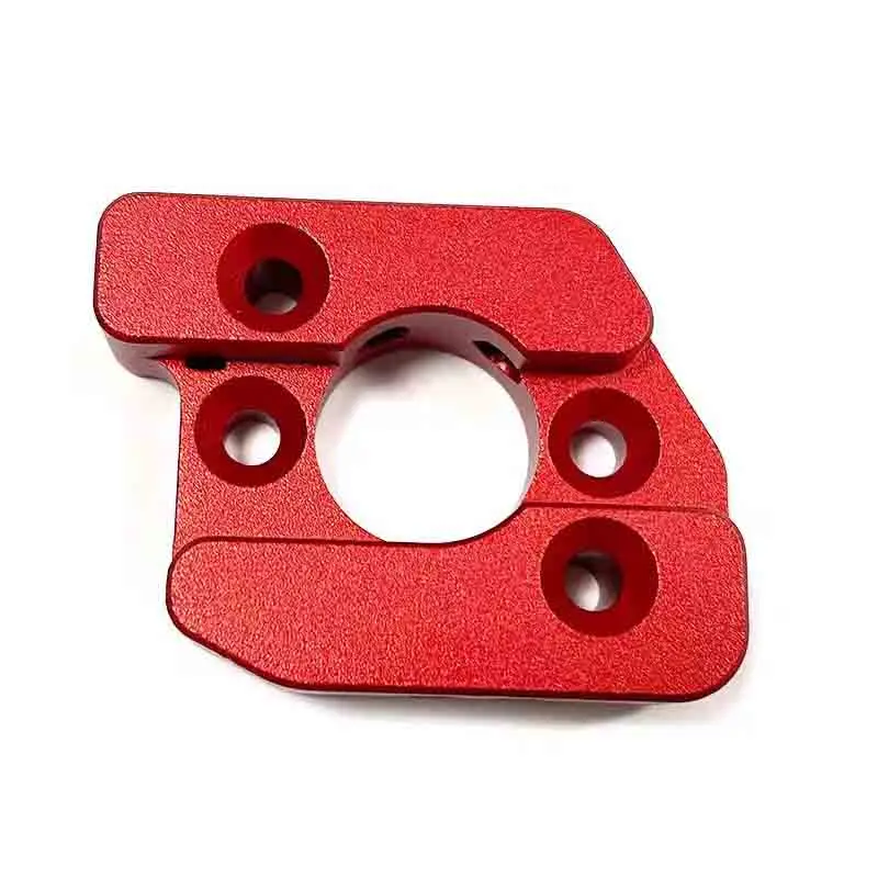 Customized Cnc Milling Machining Aluminum Alloy Shock Absorbers Make Red Oxidize Part