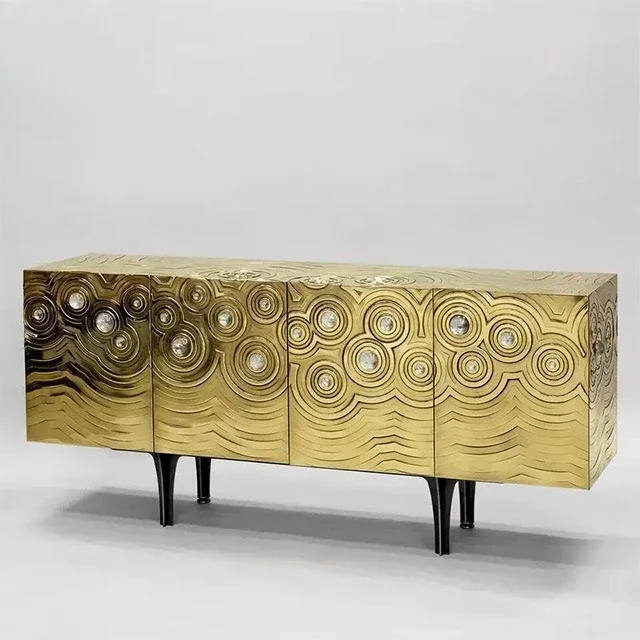 Creative storage cabinet, luxury villa home entrance cabinet