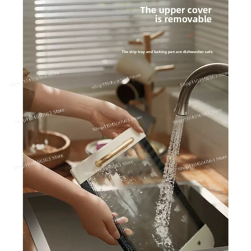 ماكينة شواء كباب ذات دوران أوتوماتيكي بدون دخاني 220 فولت - شواية كهربائية متعددة الوظائف للاستخدام الداخلي