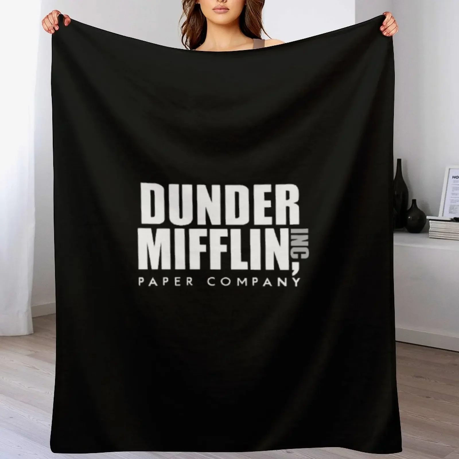 Dunder Mifflin Paper Company Throw Blanket Comforter Luxury Throw Blankets