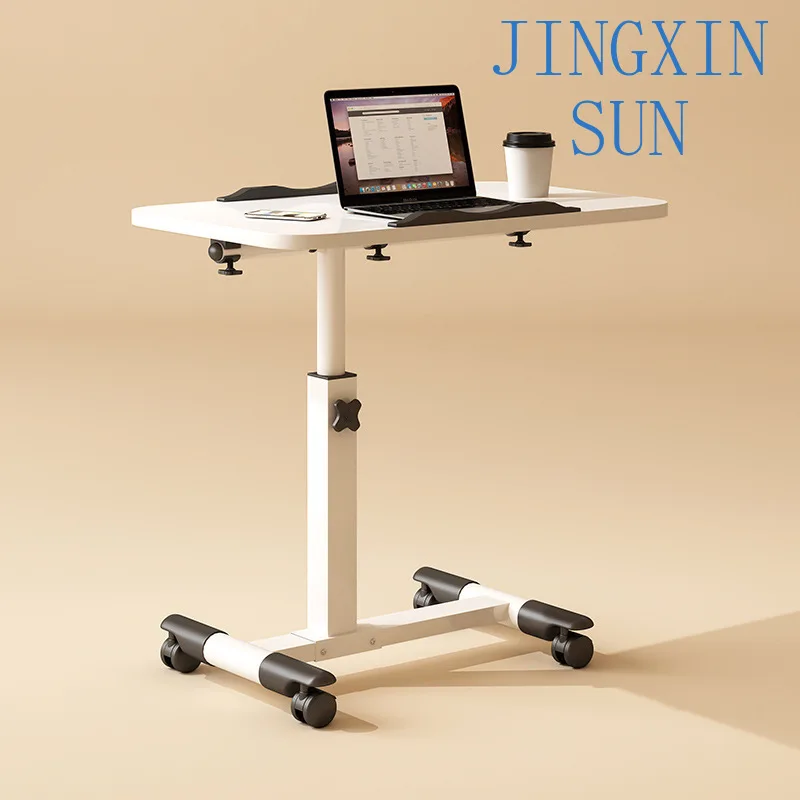 Simple folding  removable reinforced bedside table lifting computer household bedroom small