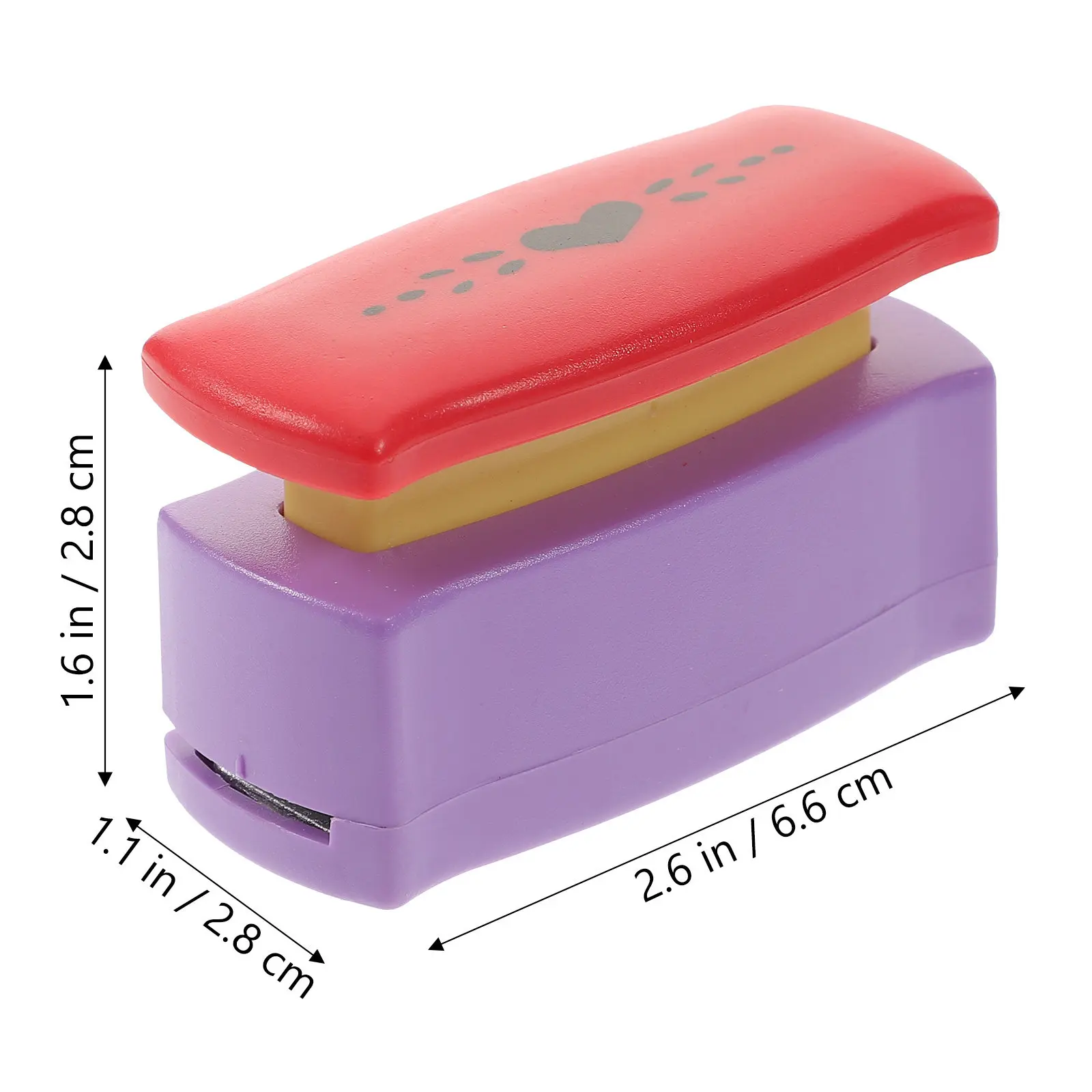 Paper Puncher Plastic DIY Hole Puncher for Scrapbook Card Making Handmade Crafts Easy Use Paper Punches for Crafting